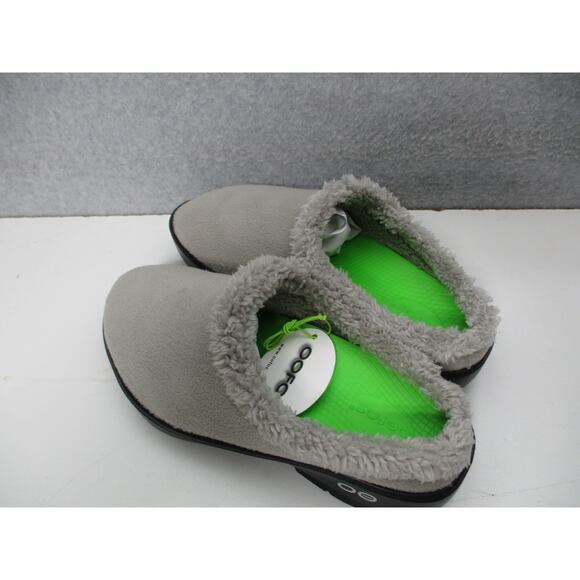 OOFOS OOcoozie Men’s Size 10 Mule Shoes Slides Sandals Slippers Tawny Gray